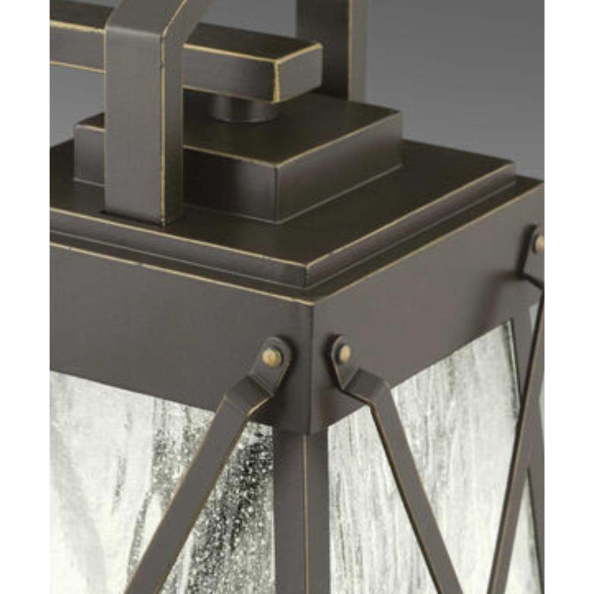Creighton 1-Light 12"h Small Outdoor Wall-Lantern  Antique Bronze Finish by Progress