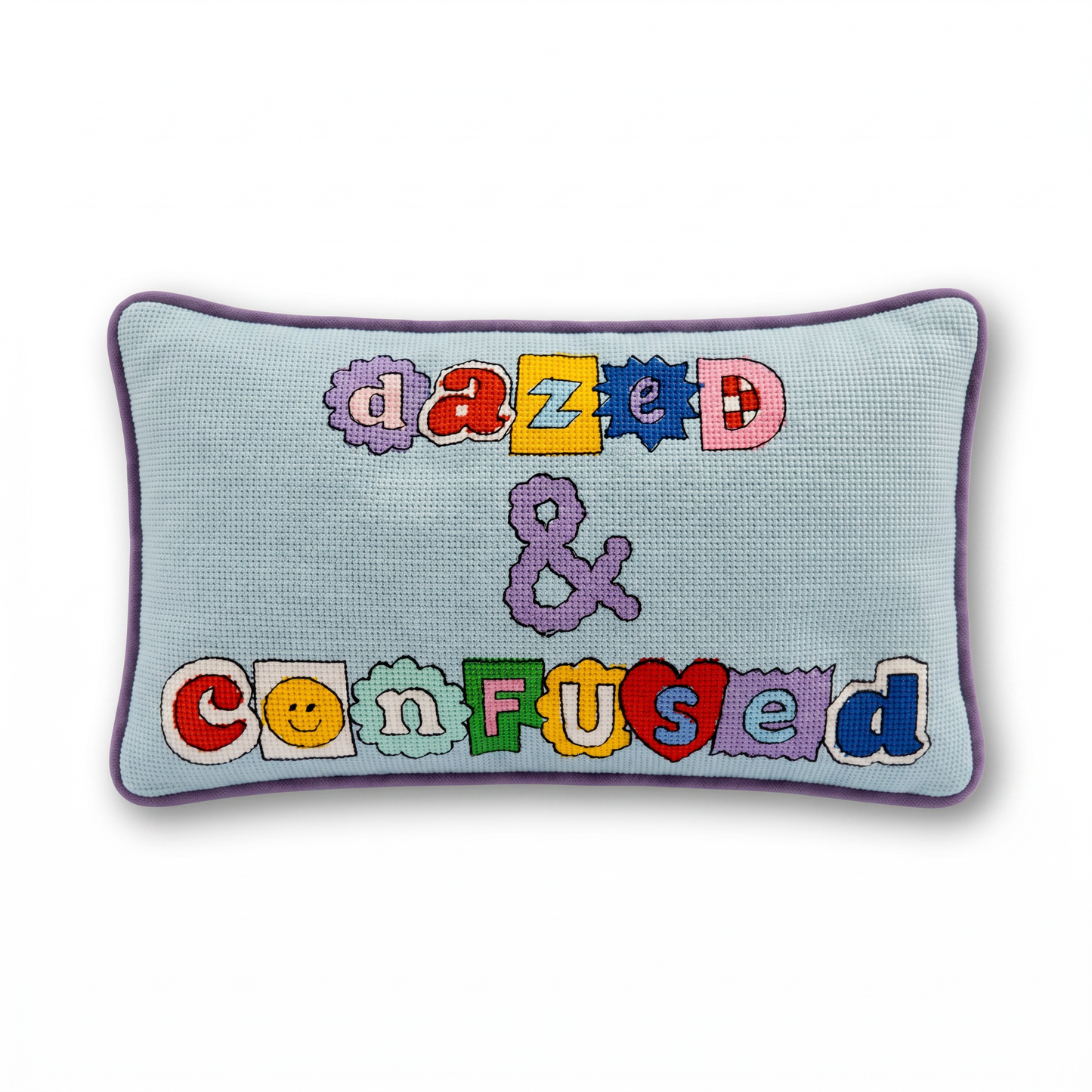 Dazed & Confused Needlepoint Pillow