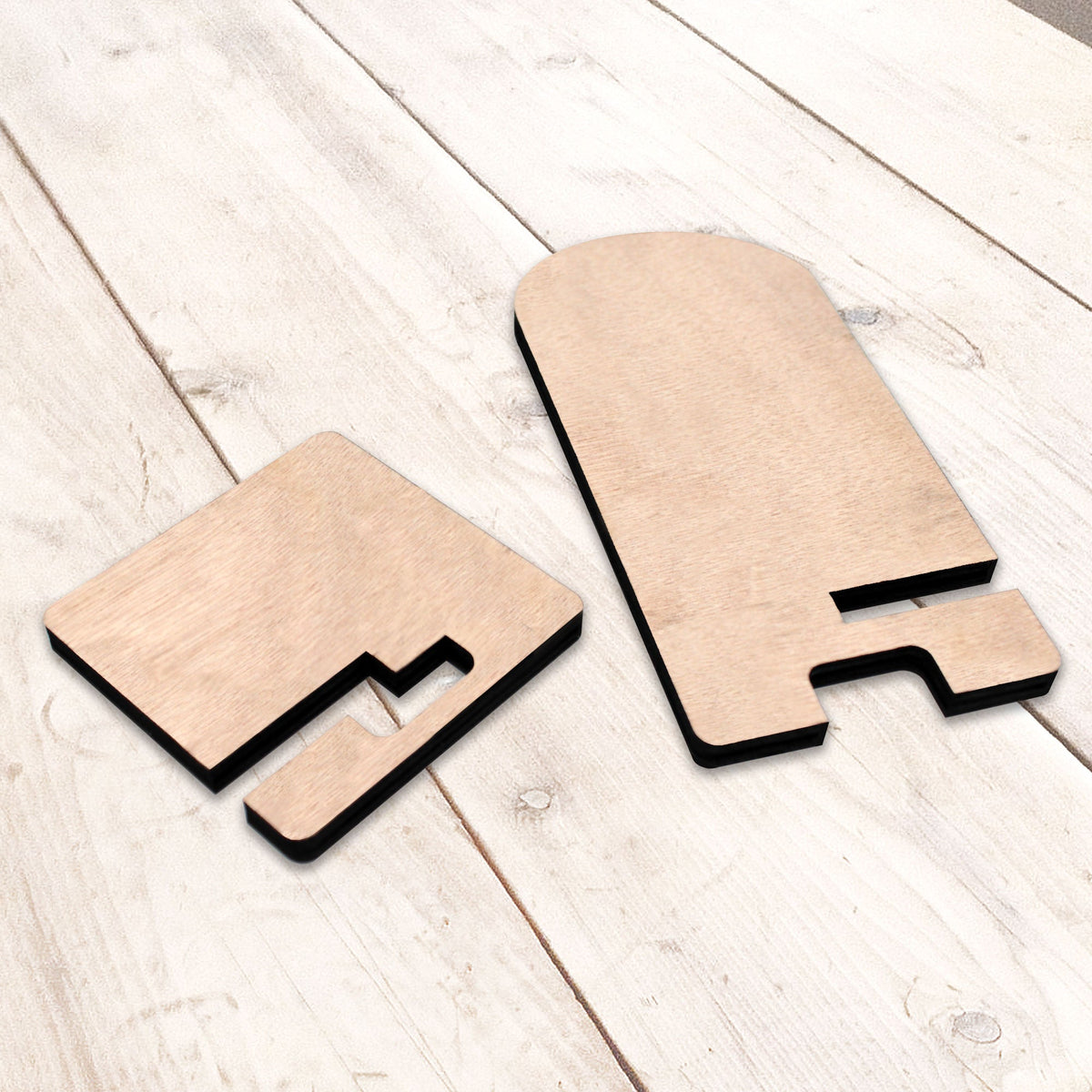 Little Miracle Cell Phone Stand Family Décor Wood Mobile Tablet Holder Charging Station Organizer - 892084-DG