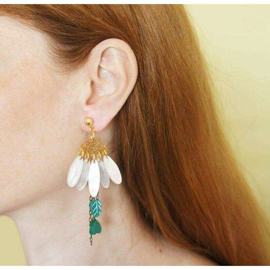 Daisies Petals Earrings by Laliblue