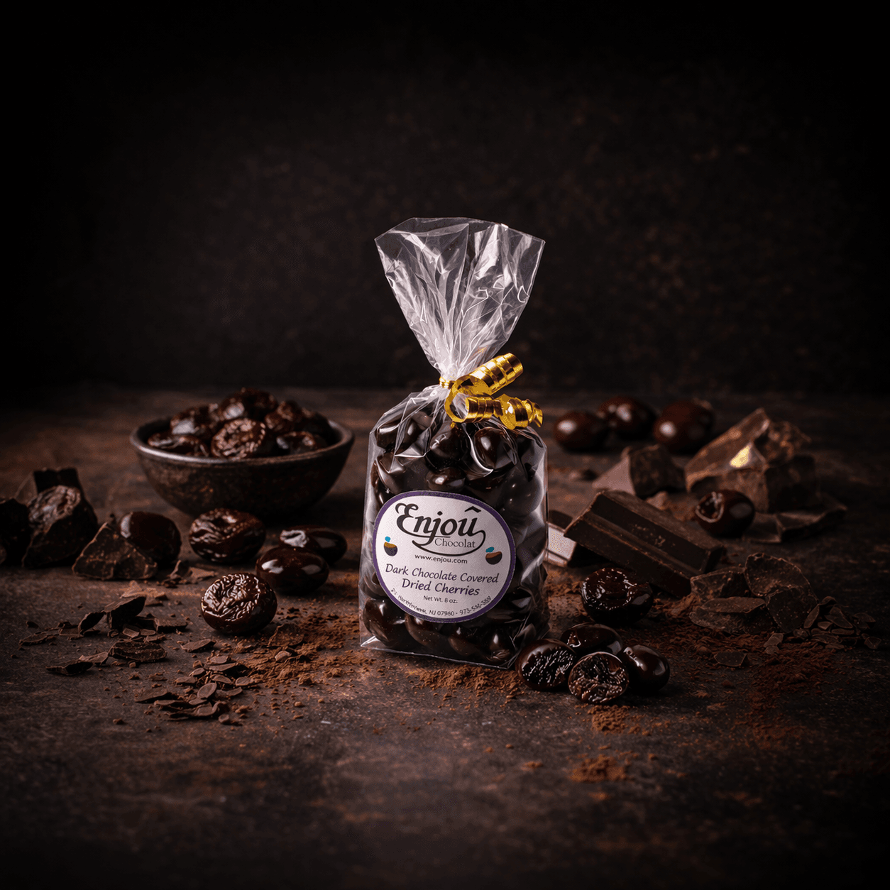 Dark Chocolate Covered Dried Cherries
