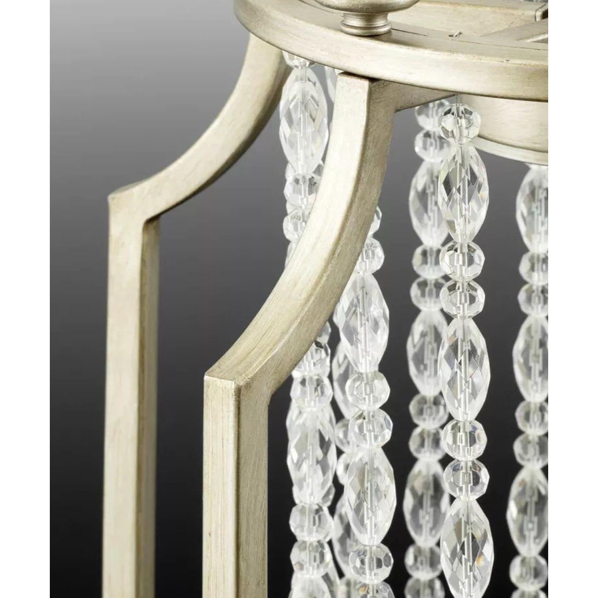 close up of a chandelier