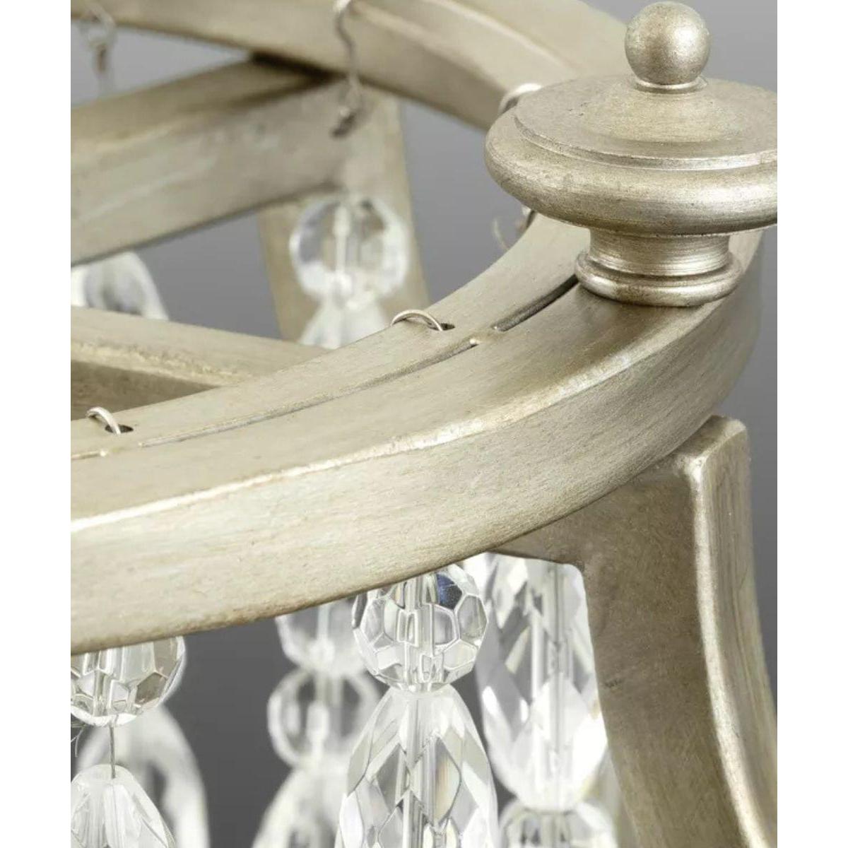 a close-up of a chandelier