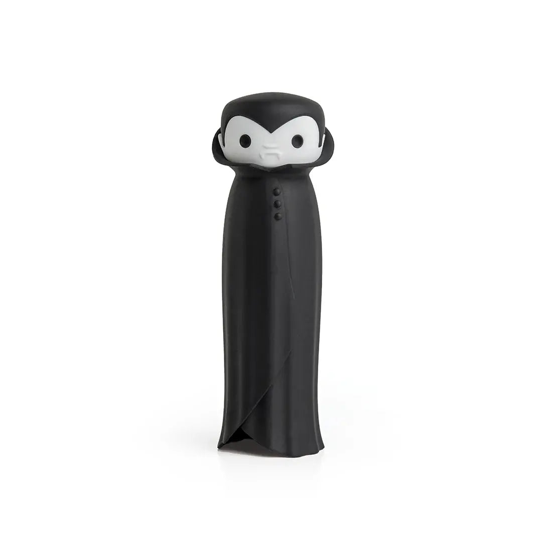 a black and white toy