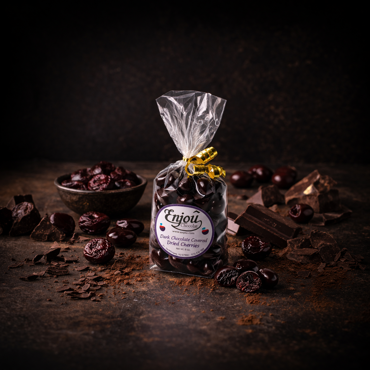 Dark Chocolate Covered Dried Cherries