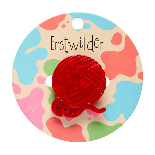 Ball of Yarn Simplified Mini Brooch by Erstwilder