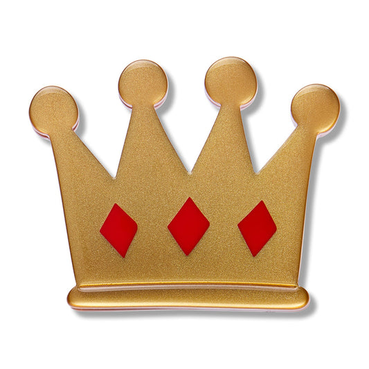 Crown Simplified Mini Brooch by Erstwilder