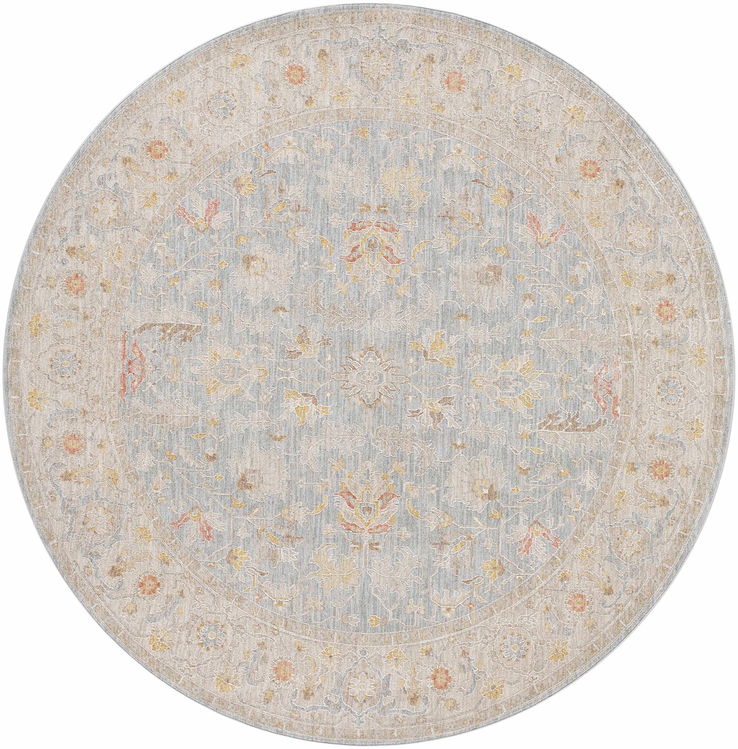 Edie Taupe Thick Luxe Oushak Rug