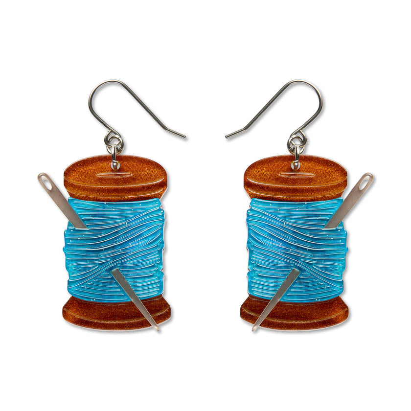 Thread the Needle Drop Earrings by Erstwilder