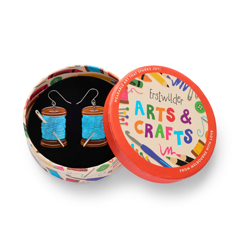 Thread the Needle Drop Earrings by Erstwilder
