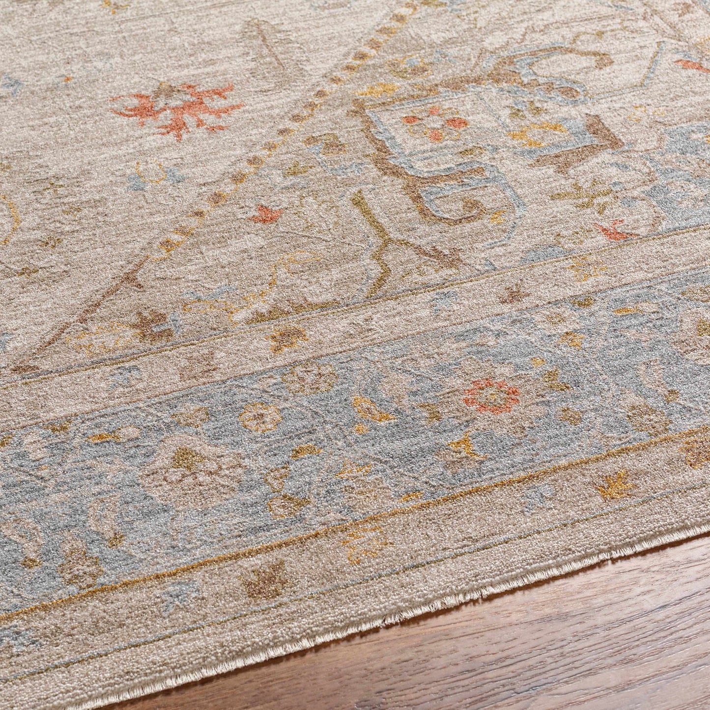 Ehan Cream Thick Luxe Oushak Rug