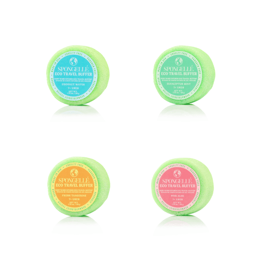 a group of round objects