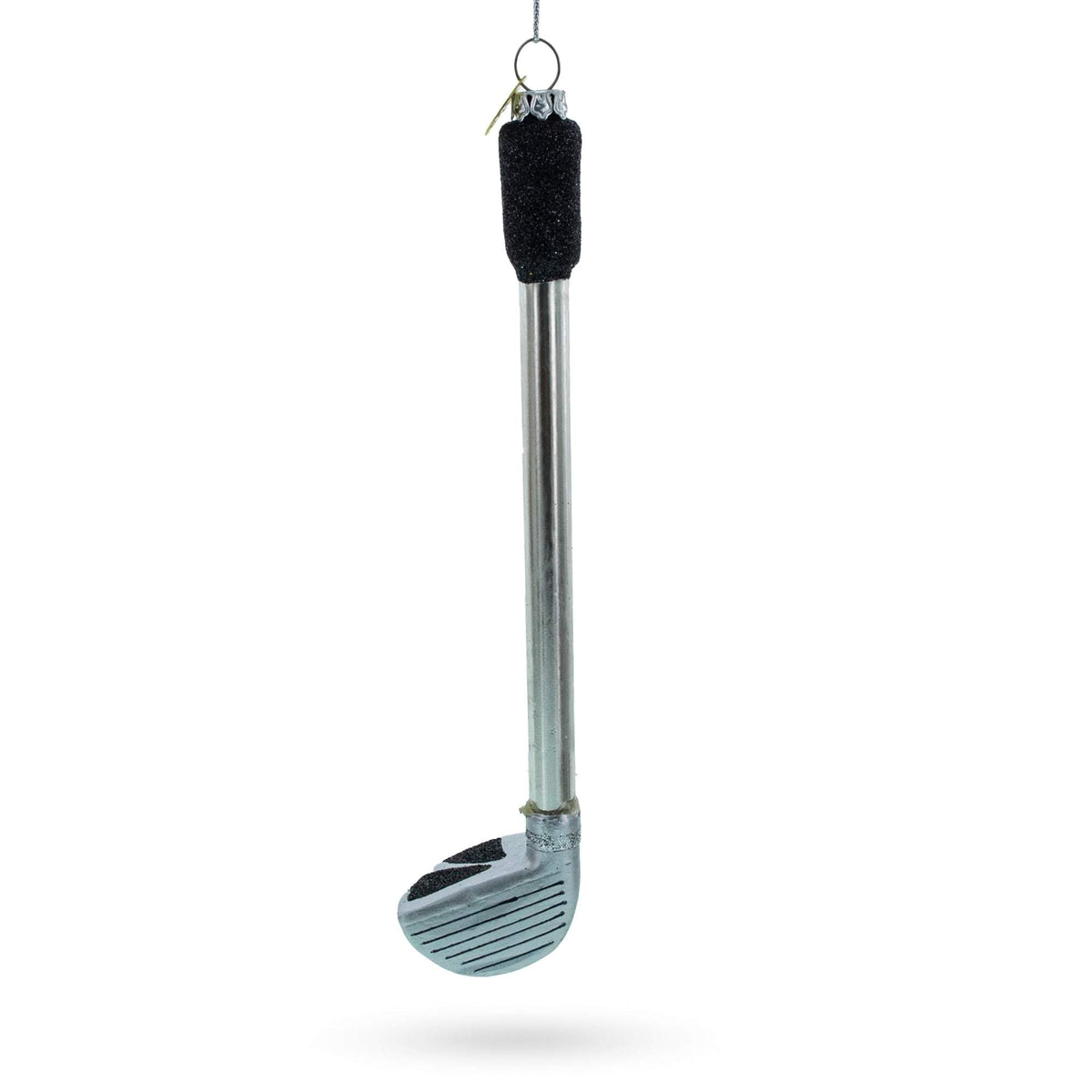 Elegant Golf Club Glass Christmas Ornament