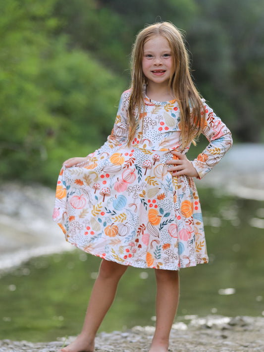 a girl standing on a rock