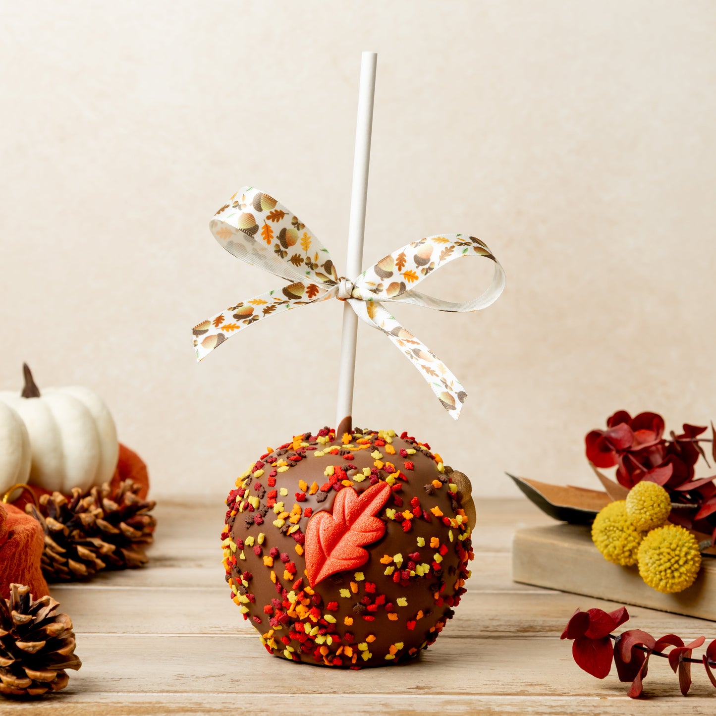 Fall Chocolate Caramel Apple