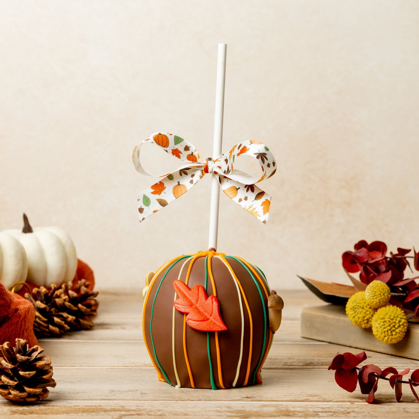 Fall Chocolate Caramel Apple