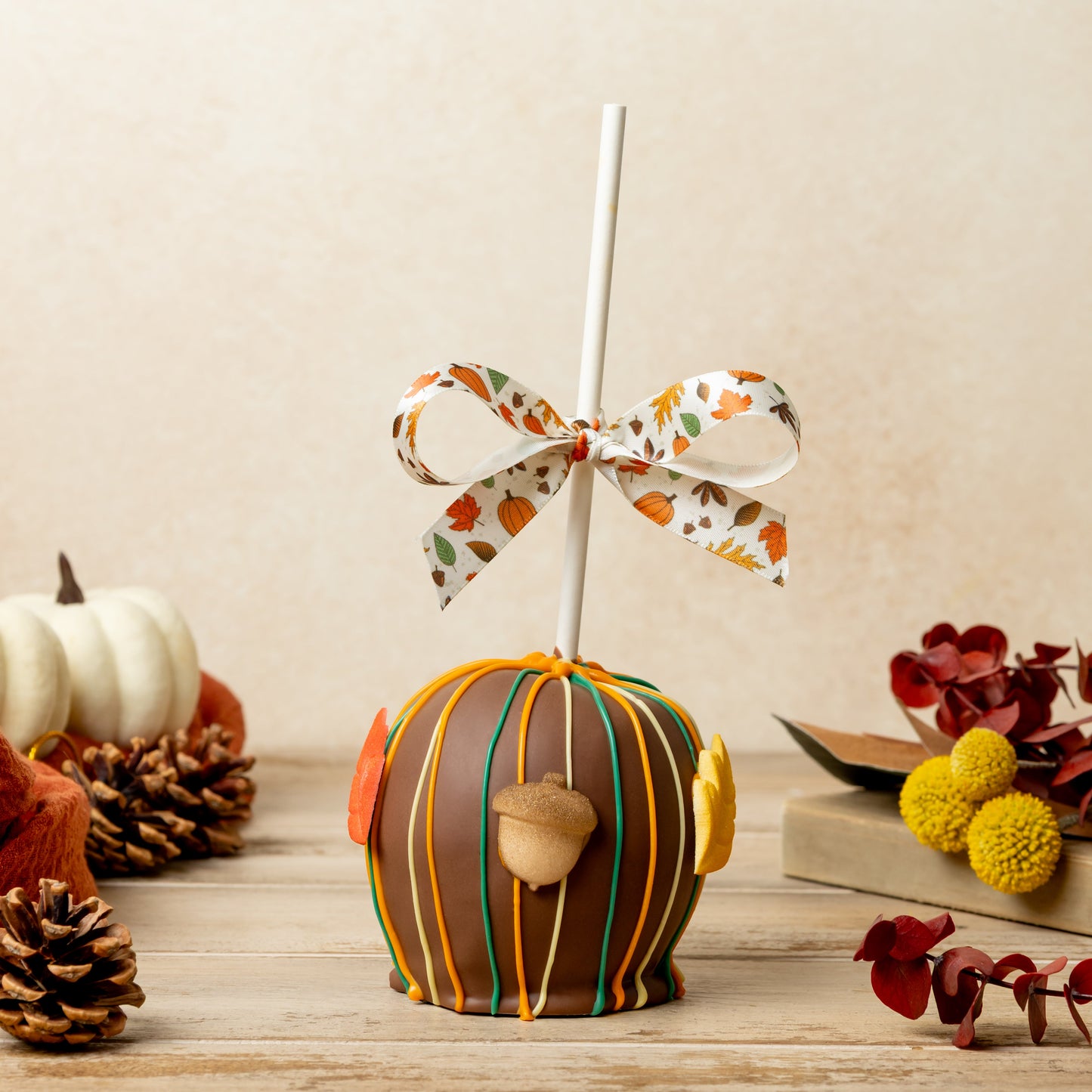 Fall Chocolate Caramel Apple