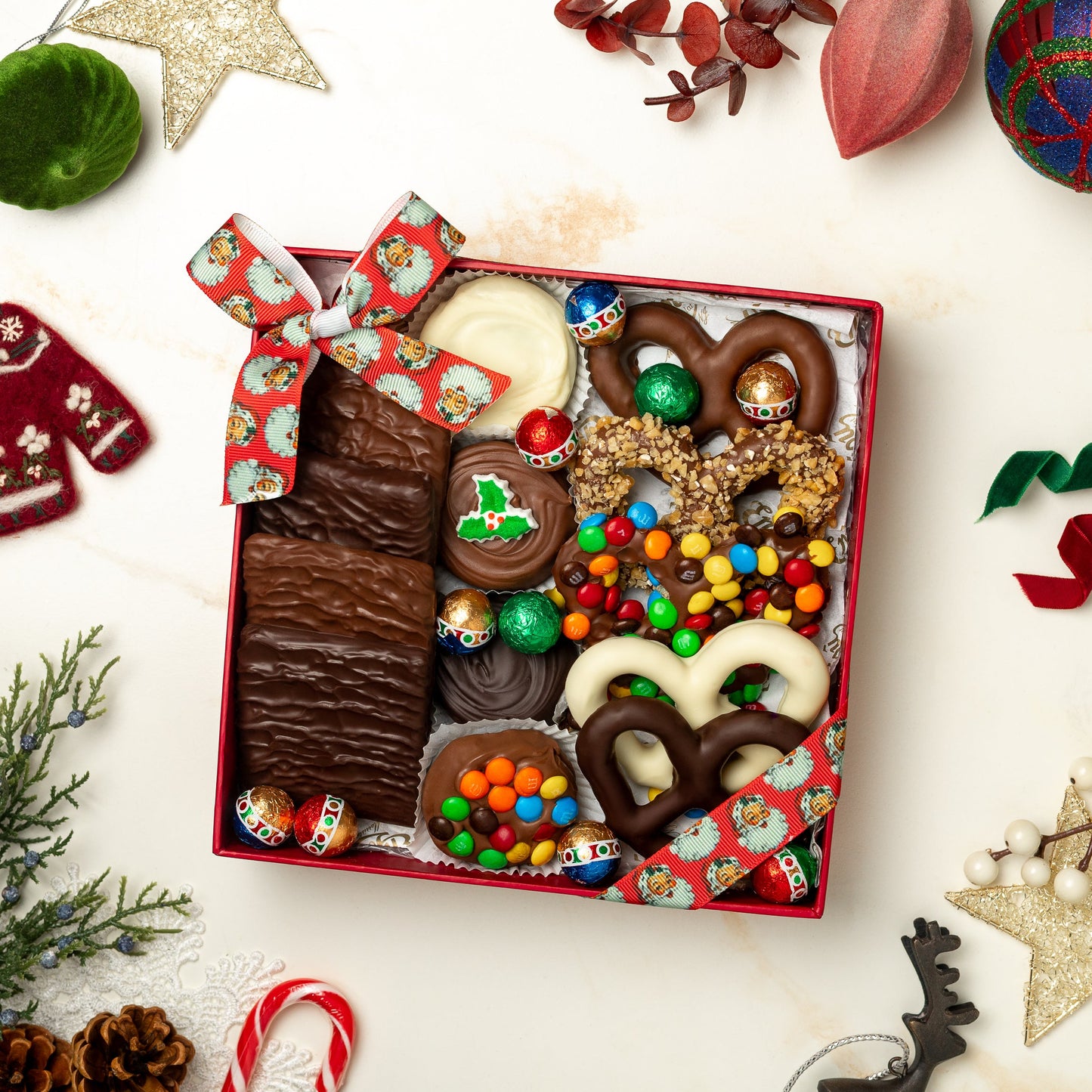 Christmas Oreo, Pretzel, & Graham Assortment Box