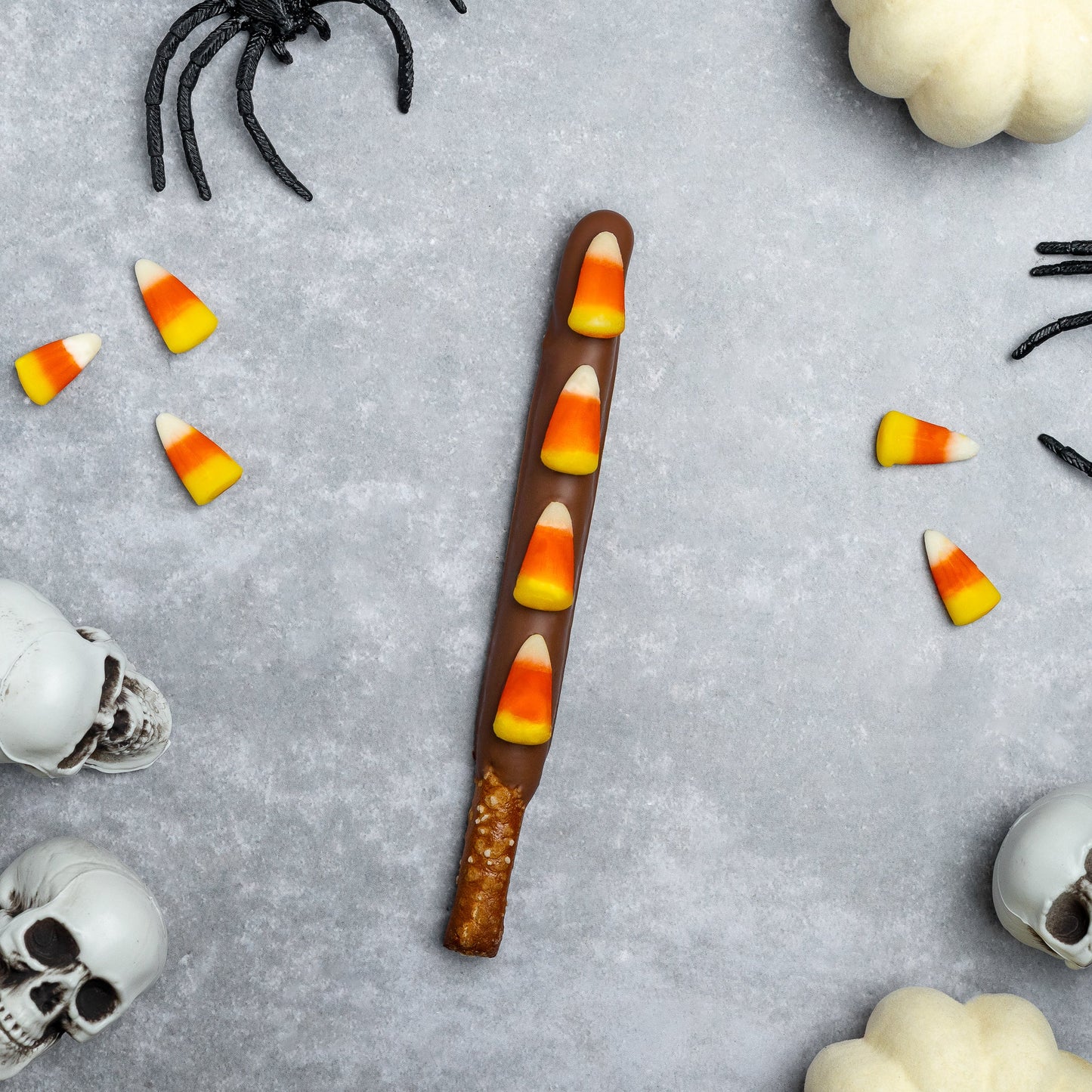 Candy Corn Pretzel Rod