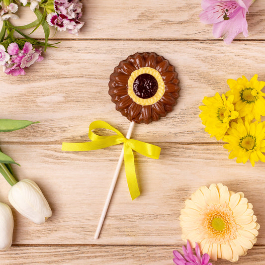 Sunflower Lolly - Yellow