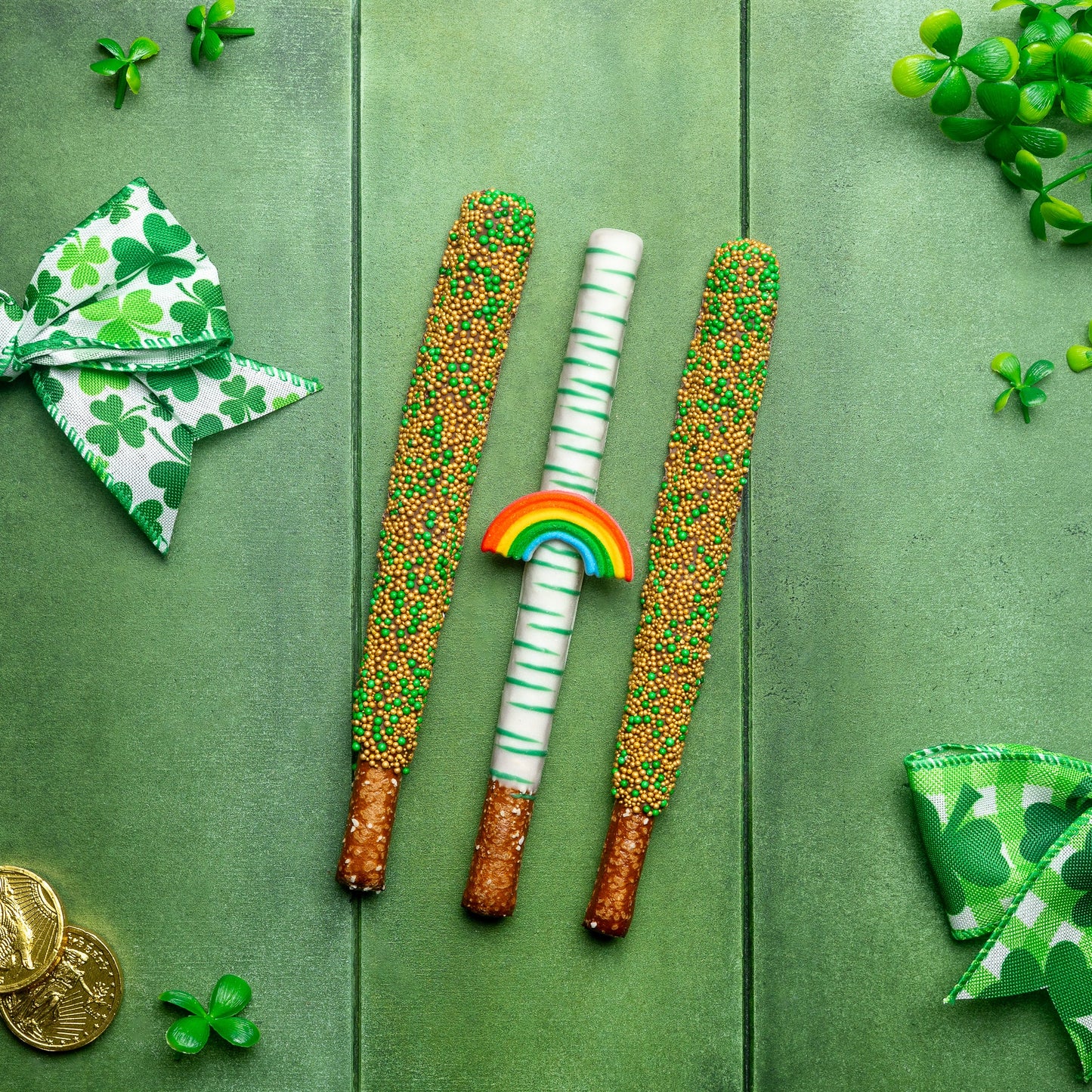 St. Patrick's Day Tri-Rod Pretzel Pack