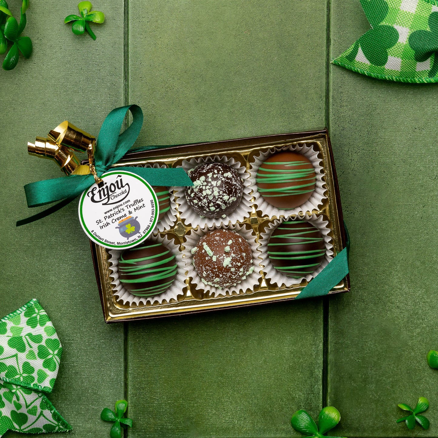 Seasonal 6-Piece Truffle Assortment - St. Patrick's Day