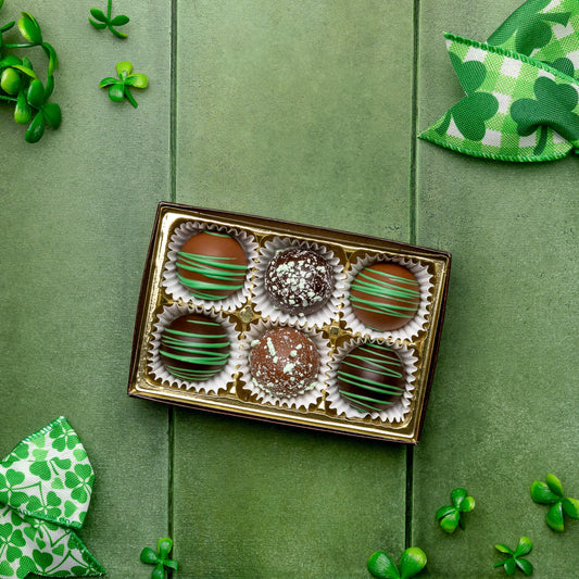 Seasonal 6-Piece Truffle Assortment - St. Patrick's Day