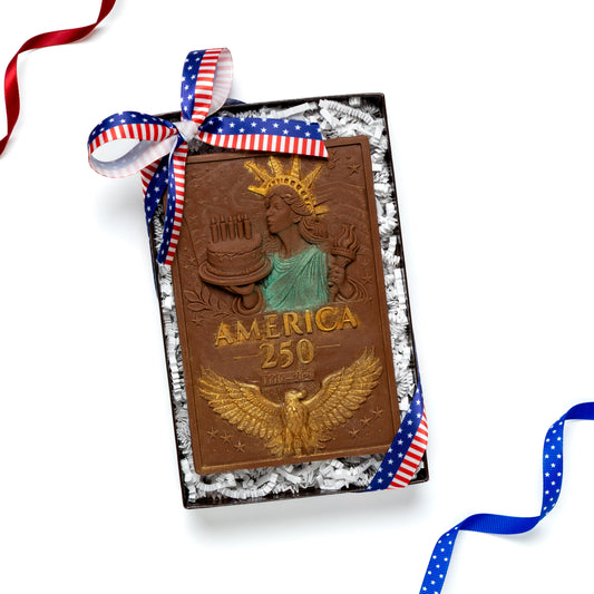 America's 250 Chocolate Plaque