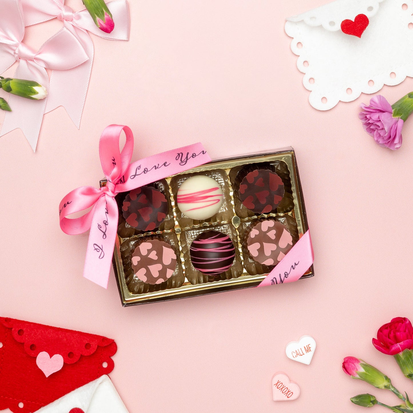 Seasonal 6-Piece Truffle Assortment - Valentine's Day