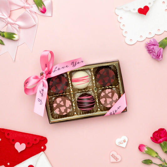 Seasonal 6-Piece Truffle Assortment - Valentine's Day