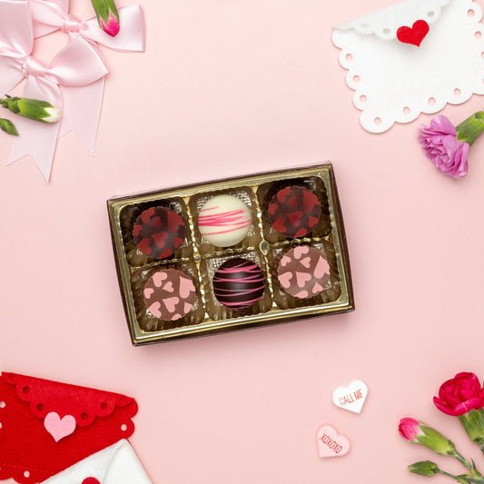 Seasonal 6-Piece Truffle Assortment - Valentine's Day