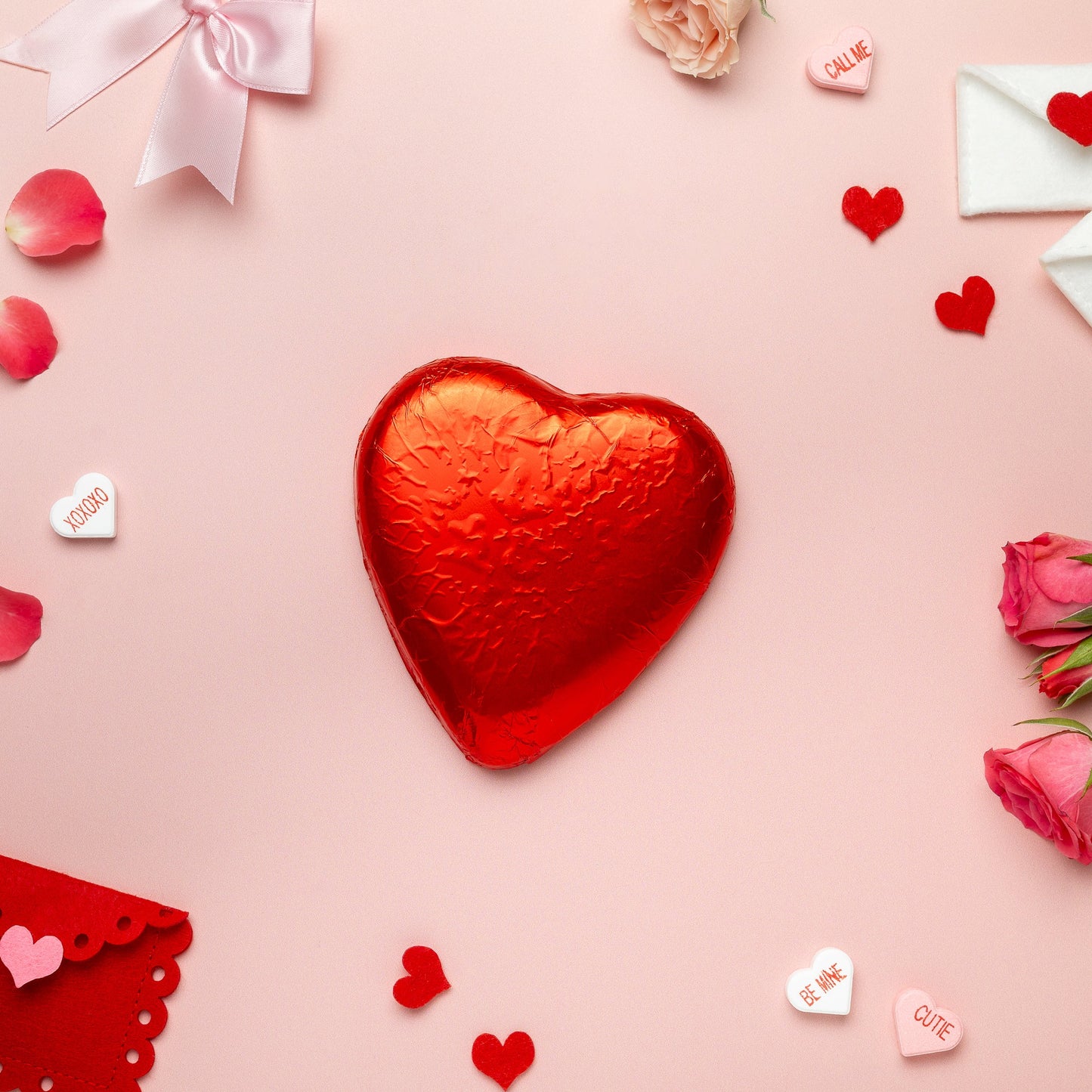 Solid Foiled Heart