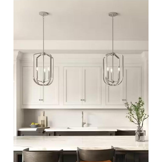 Ettore 14"W 3-Light Pendant Light Fixture by Kichler Brushed Nickel Finish