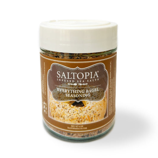 a jar of seasoning with a white lid