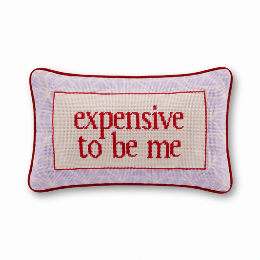 Expensive To Be Me Needlepoint Pillow