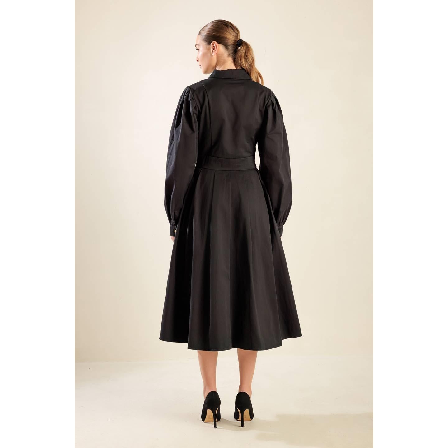 MIDNIGHT MASQUERADE WOVEN MIDI DRESS