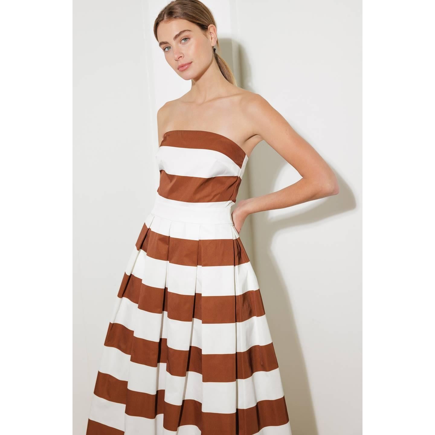 EVERYDAY HUSTLE RUST WOVEN MIDI DRESS