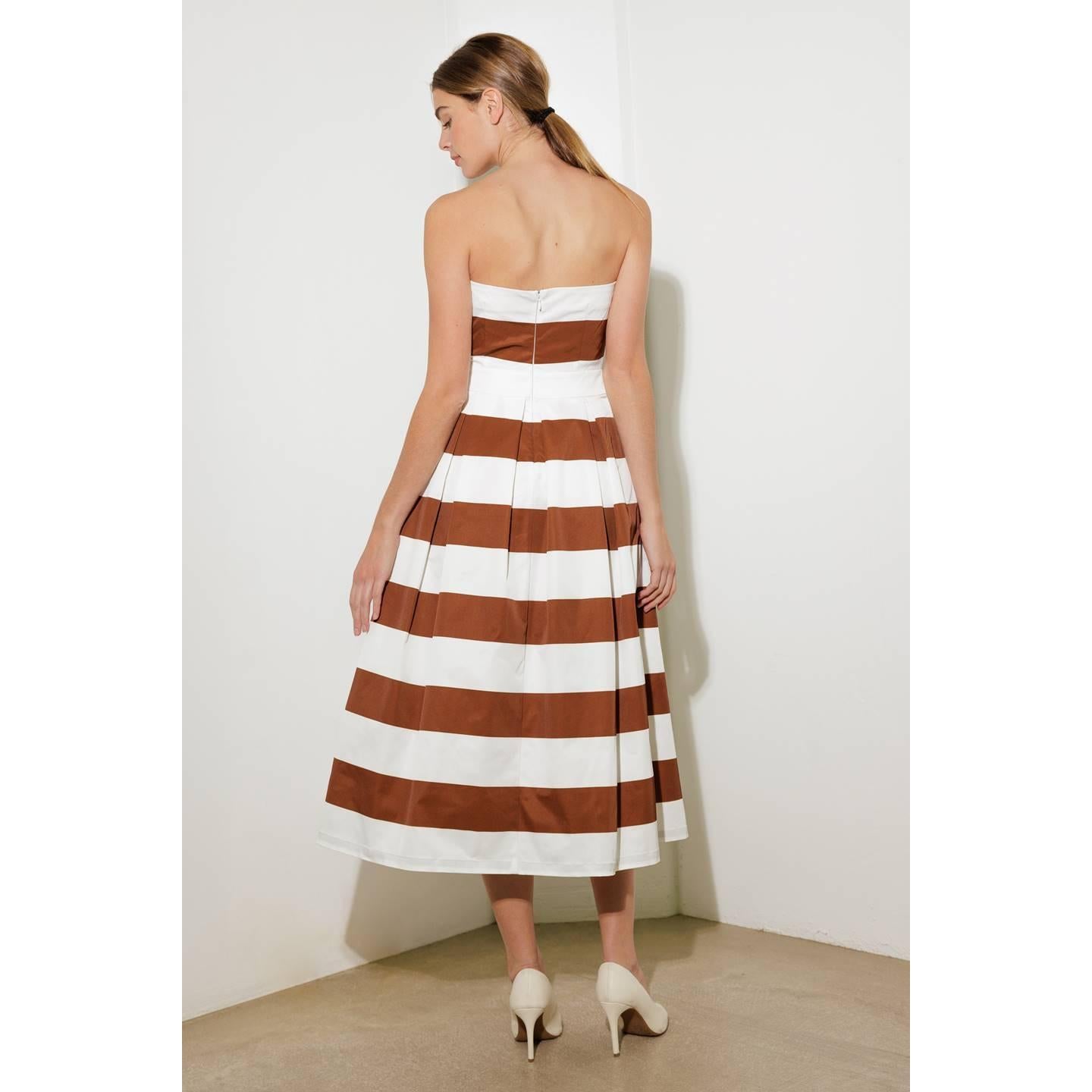 EVERYDAY HUSTLE RUST WOVEN MIDI DRESS