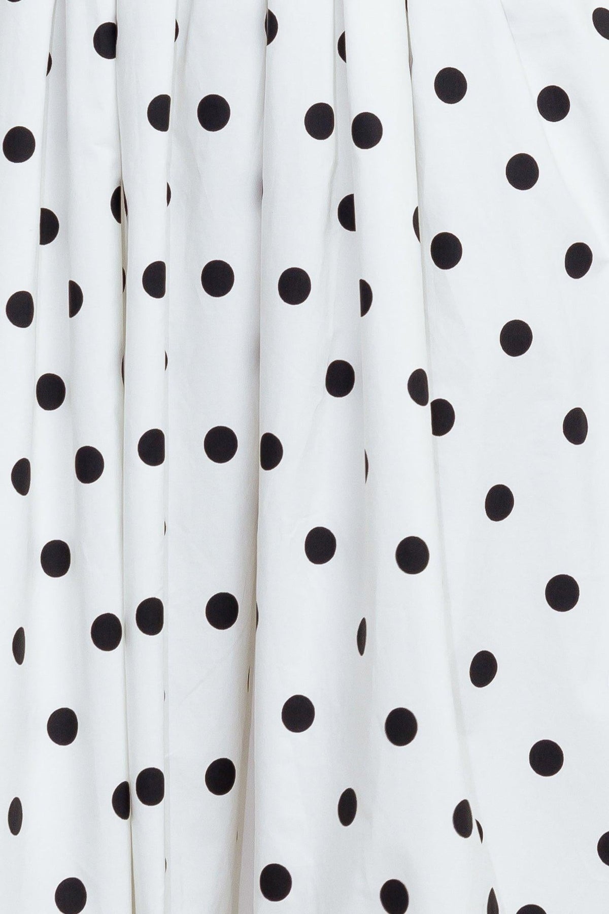 MONROE DOT WHITE WOVEN MIDI DRESS