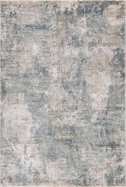 Fallin Gray Thick Luxe Abstract Striped Rug