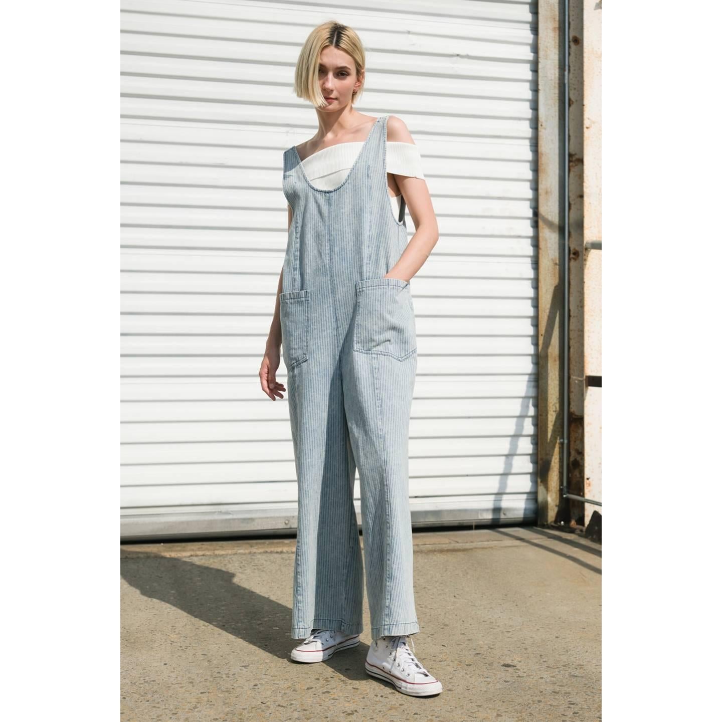 JOURNEY OF LOVE DENIM JUMPSUIT