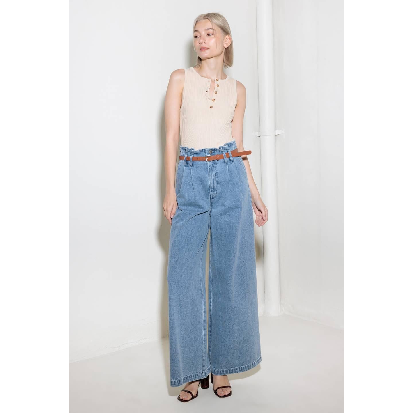 KISSED BY SUNLIGHT DENIM PANTS