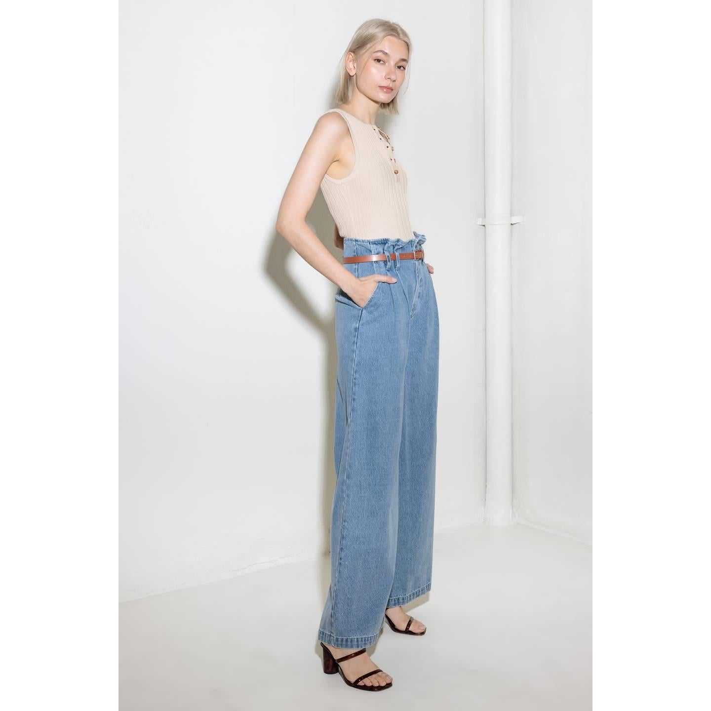 KISSED BY SUNLIGHT DENIM PANTS