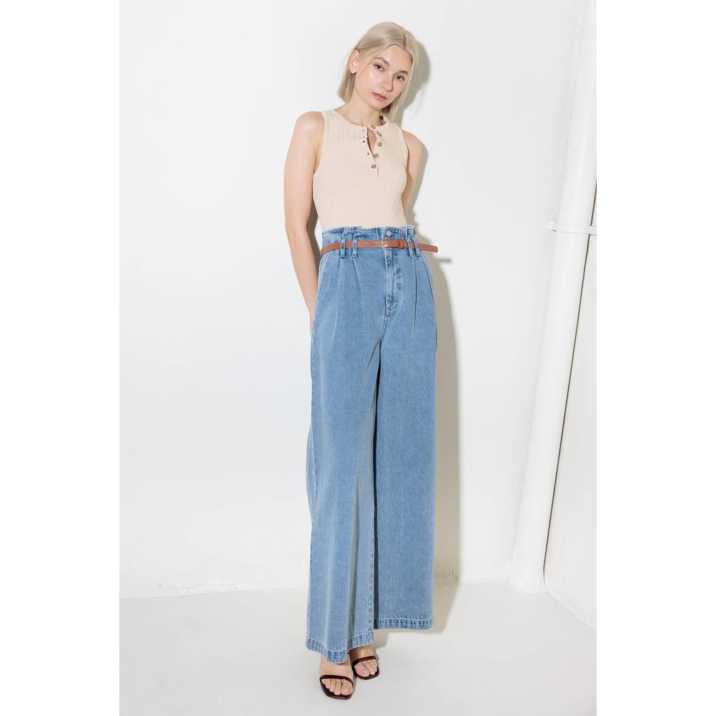 KISSED BY SUNLIGHT DENIM PANTS