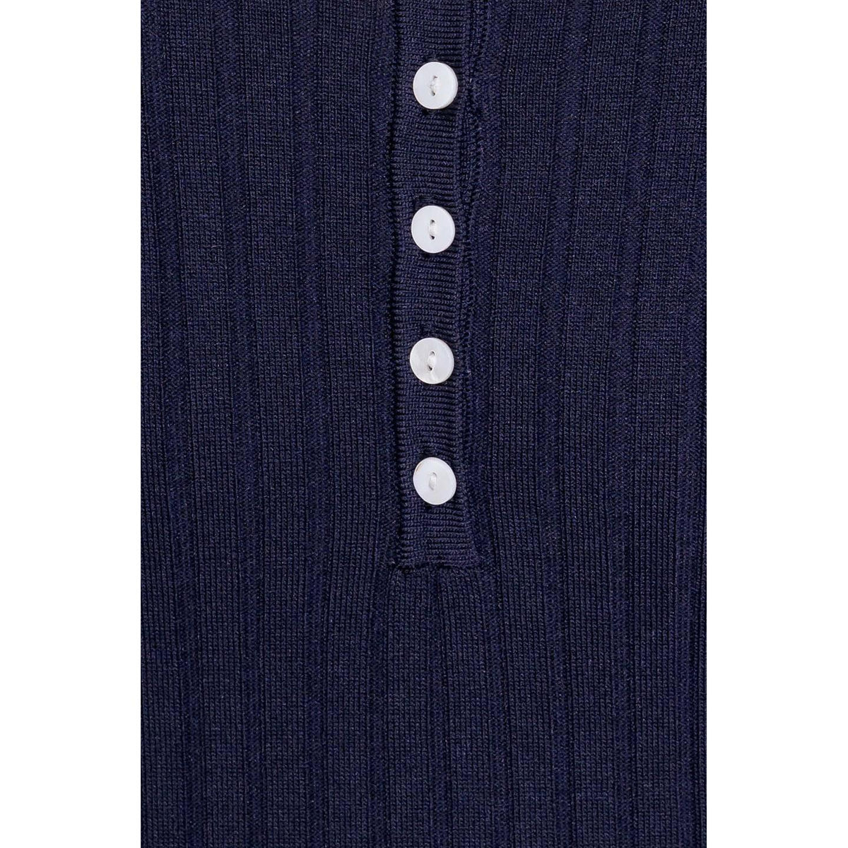 a close-up of a blue shirt