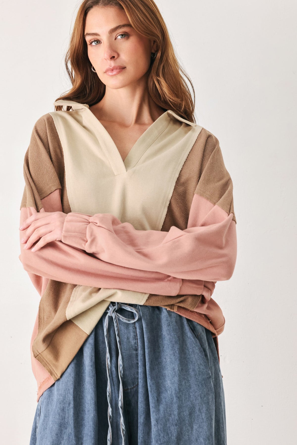 TIME SPENT TOGETHER  KNIT TOP