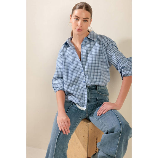 AWAITING LOVE WOVEN TOP