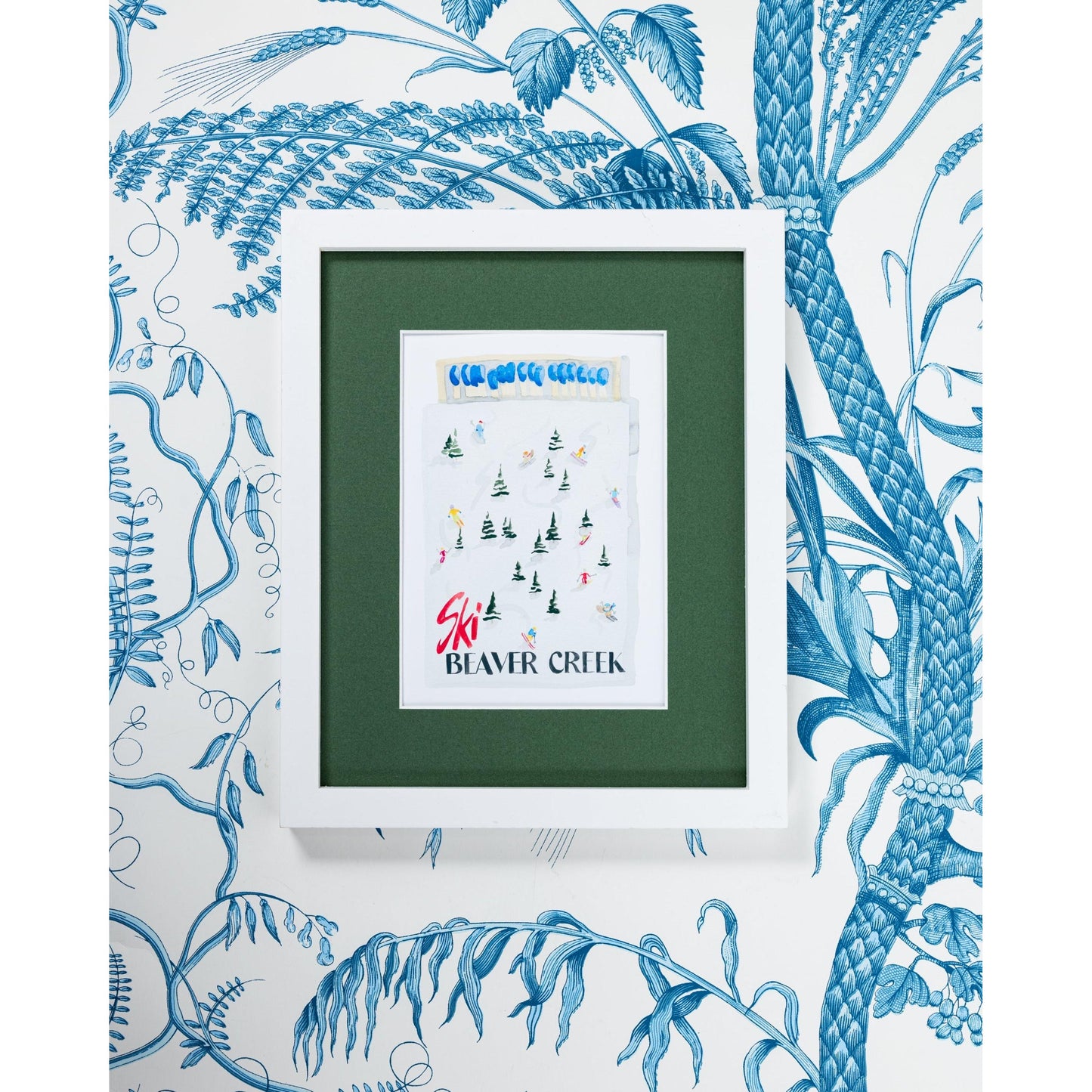 Beaver Creek Colorado Matchbook Art Print