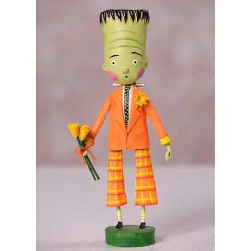 Fabulous Frank Halloween Figurine by Lori Mitchell — 8-Inch Folk Art Poly Resin Collectible