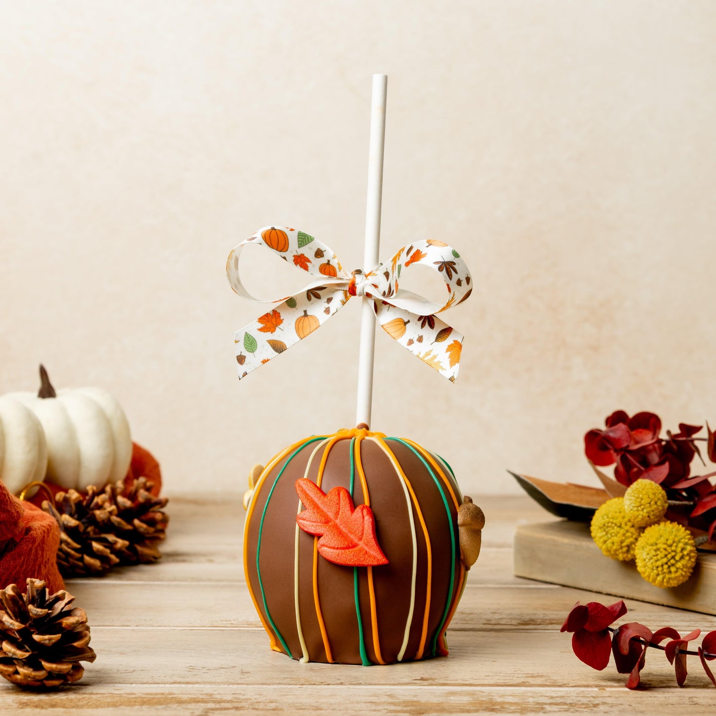 Fall Chocolate Caramel Apple
